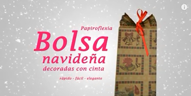 Bolsita navideña de papel 1