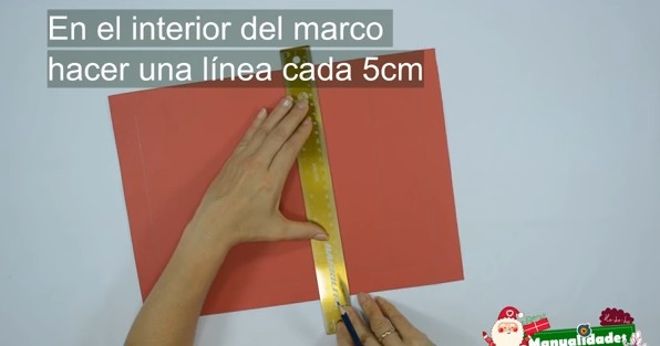 Como hacer individuales navideños con papel 2