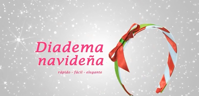 Diadema navideña para decorar el cabello 1