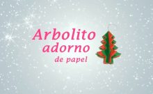 Adorno en forma de arbolito navideño