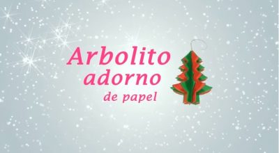 Adorno en forma de arbolito navideño