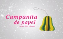 como hacer campanas de papel