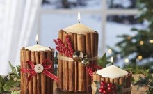 velas aromaticas navideñas