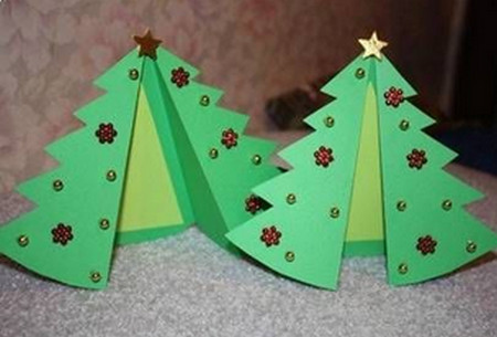 como hacer tarjetas de navidad en 3d